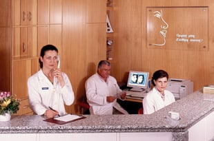 Ο χώρος της υποδοχής του κέντρου ΑΦΡΟΔΙΤΗ