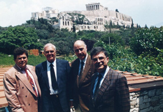 Ο Dr. med. Β. Παυλιδέλης με τους Γερμανούς καθηγητές του