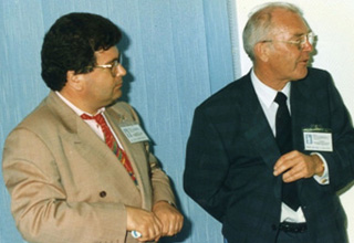 Ο Dr. med. Βασίλης Παυλιδέλης και ο Prof. Dr. Claus Walter