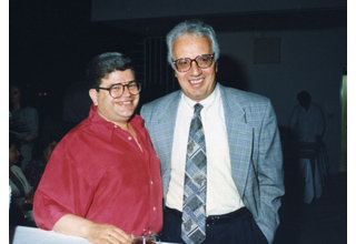 Ο κ. Πέτρος Παυλιδέλης με τον Καθηγητή  ΩΡΛ κ. Ι. Πετμεζάκη