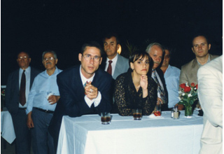 Ο ιατρός ΩΡΛ κ. Παντελής Καρράς, υιός του τιμώμενου κ. Θέμη Καρρά