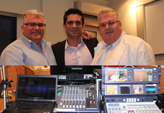 O Dr. med. B. Παυλιδέλης  με τους συντελεστές της διοργάνωσης του 1ου  Webinar - Διαδικτυακού Σεμιναρίου με θέμα 