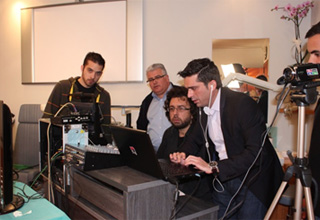 Σύγχρονος τεχνικός, ηλεκτρονικός και ψηφιακός εξοπλισμός για τη μετάδοση του 1ου  Webinar - Διαδικτυακού Σεμιναρίου στη Ρινοπλαστική.