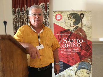 Ο Dr. med. B. Παυλιδέλης, ομιλητής  στο “ SANTO-RHINO” 2016