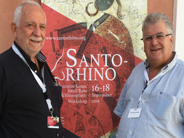 Ο Dr. med. B. Παυλιδέλης με τον συνάδελφο και φίλο Δρ. Ε. Γκόλα (Iωάννινα).