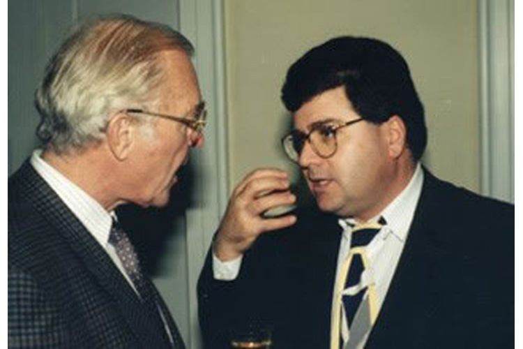 Dr. med. Β. Παυλιδέλης με τον Prof. Claus Walter, καθηγητή ΩΡΛ και Πλαστικό Χειρουργό, St. Gallen, Ελβετίας.