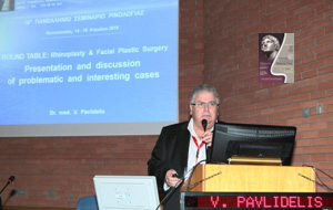 Ο Dr. med. Bασίλης Παυλιδέλης, ομιλητής στο 16ο Πανελλήνιο Σεμινάριο Ρινολογίας.