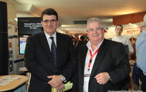 Ο Dr. med. B. Παυλιδέλης με τον Καθ. Χ. Θέμελη,  Θεσσαλονίκη.