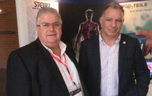 Ο Dr. med. B. Παυλιδέλης με τον Καθ. Β. Δανιηλίδη, Πάτρα.