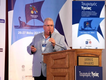 Ο Dr. med. B. Παυλιδέλης, ομιλητής στο Μορφωτικό
Κέντρο Ιθάκης, Μάιος 2017